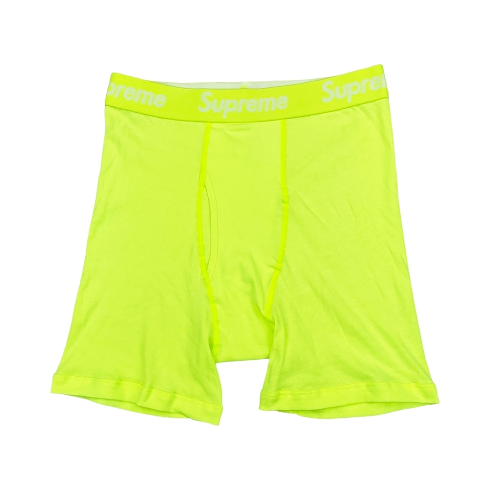 Supreme x Hanes Boxer Briefs Fluorescent Yellow